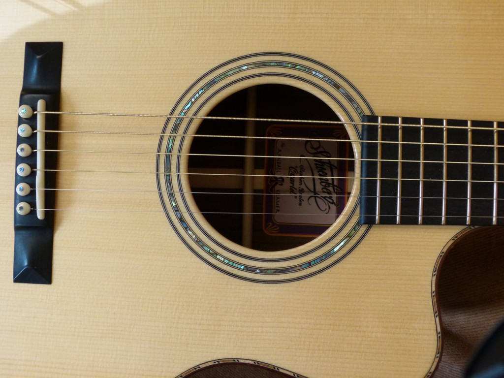 Abalone rosette One Man's Guitar