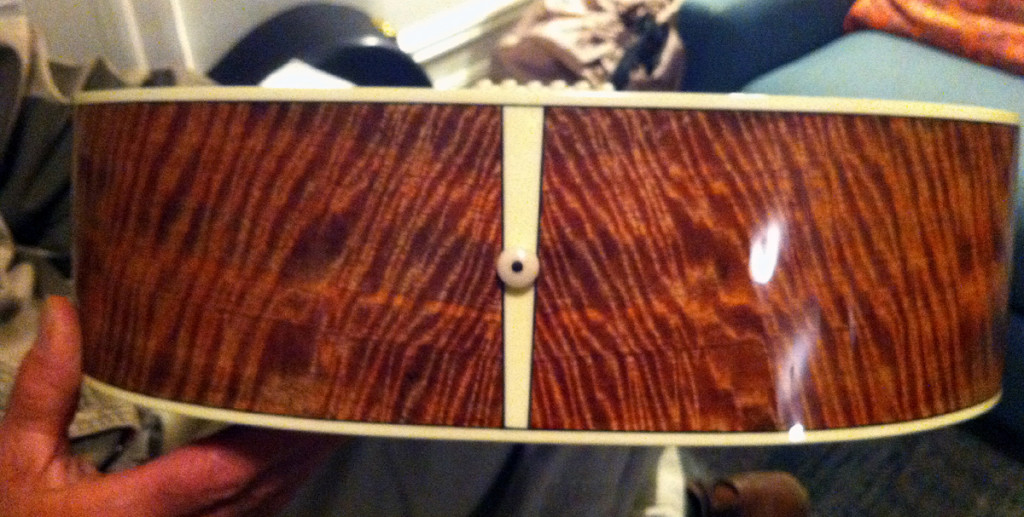 Figured mango wood One Man's Guitar