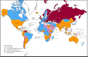 Maternity Leave Map