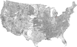 American rivers map Blanchard s