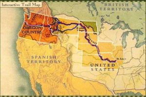 Lewis and Clark map PBS