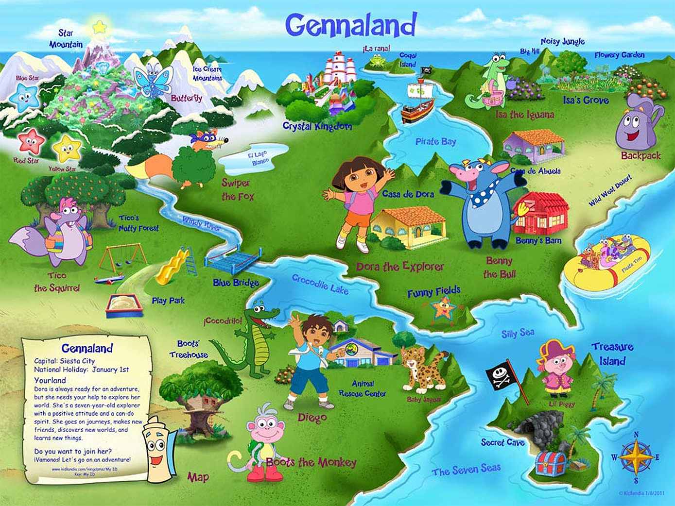 Map song lyrics dora