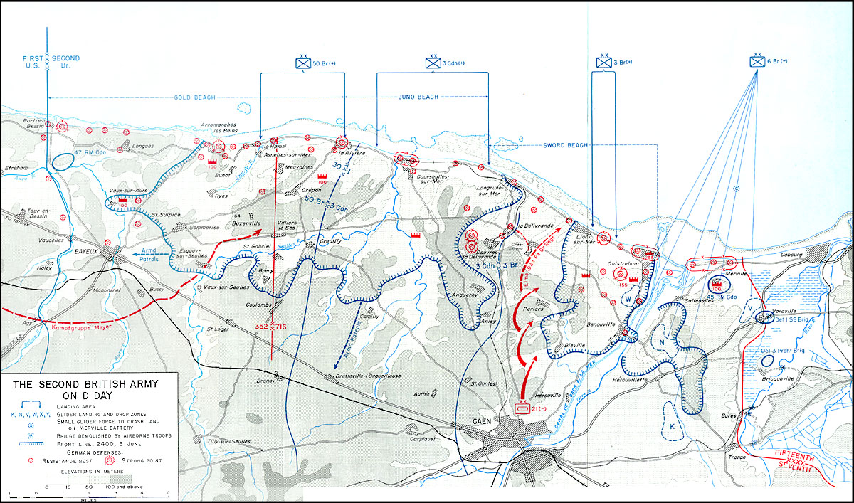 Normandy Invasion Map