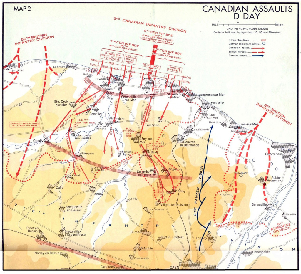 Canadian D Day Landings Normandy