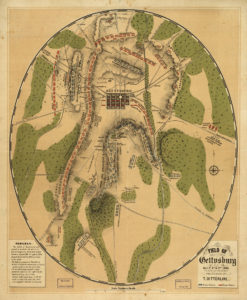 gettysburg-map 4th of July 1863