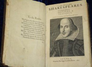 milton shakespeare first folio