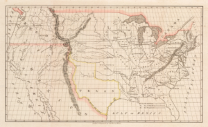 1845 transcontinental railroad northen route map