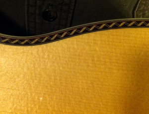 rope inlay Randall Kramer guitar onemanz.com