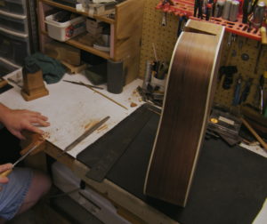 Dovetail neck joint Martin Brazilian rosewood D-28 Conversion