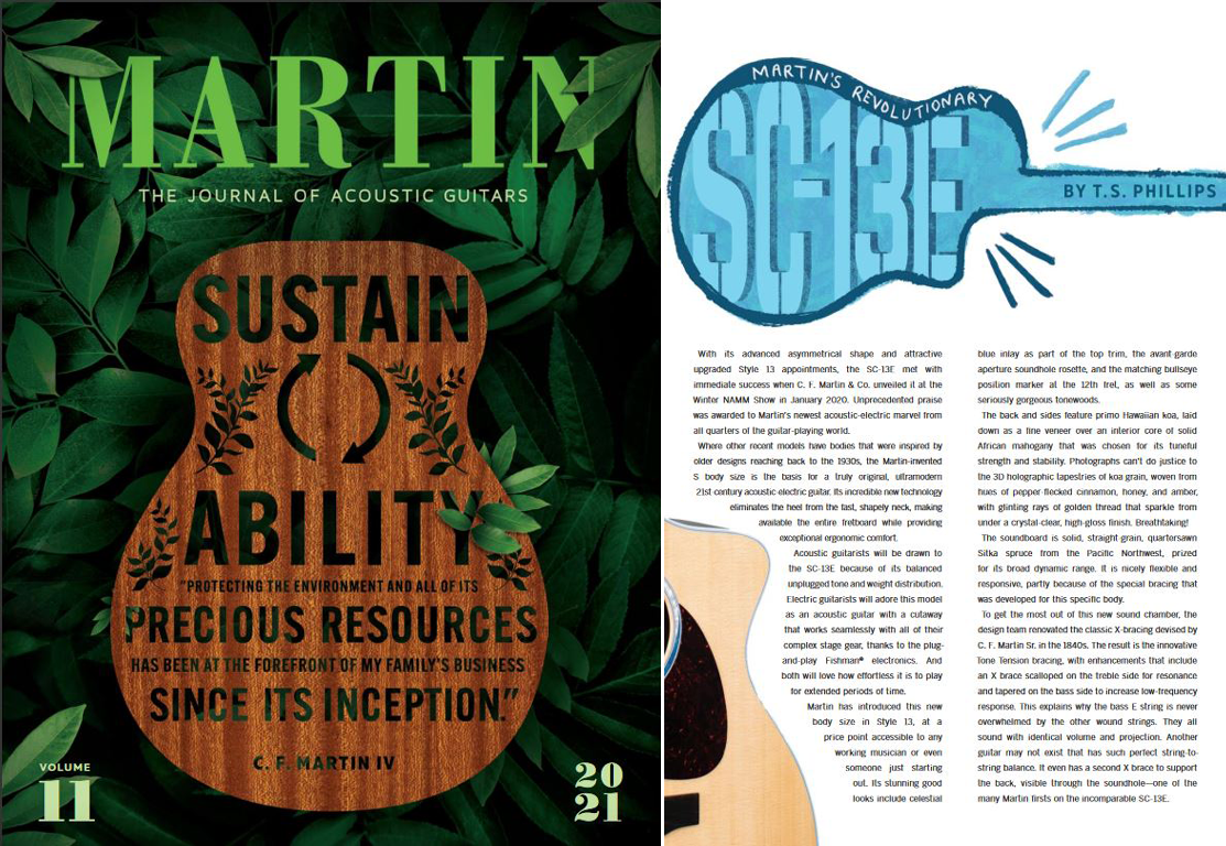 Martin Journal Cover and SC-13E page onemanz