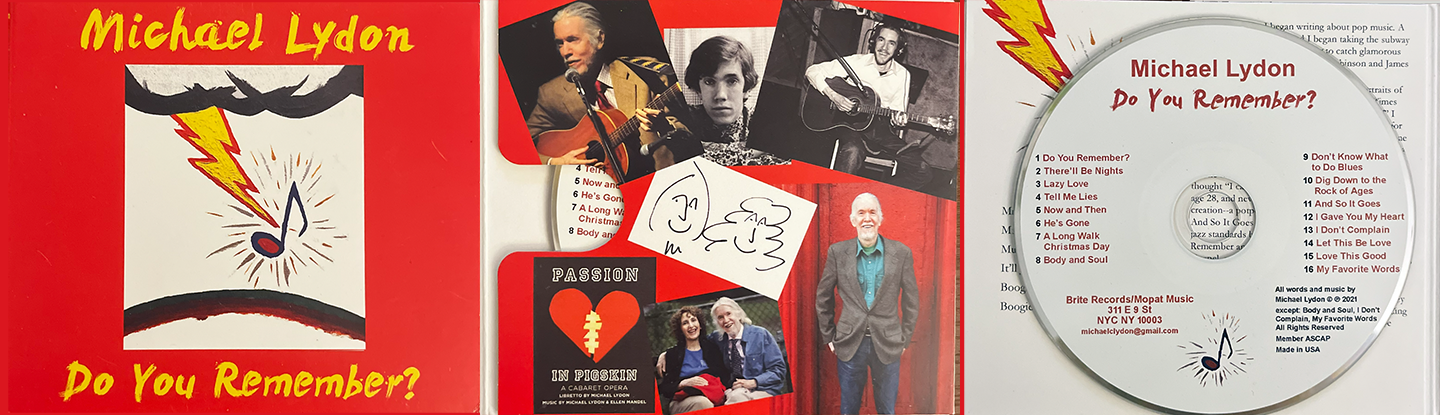 Michael Lydon final CD designed by T Spoon Phillips