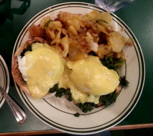 Easay Eggs at the Park Cafe, Brooklyn ala Florence