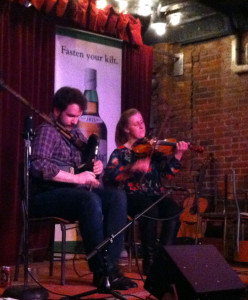 Ben Miller & Anita MacDonald Pipes and Fiddle Concert at Jalopy