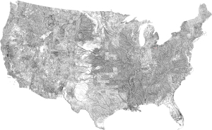 American rivers map large