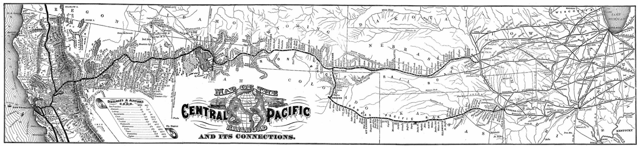 May 10, 1871 - Transcontinental Railroad - Monday Map - One Man's World